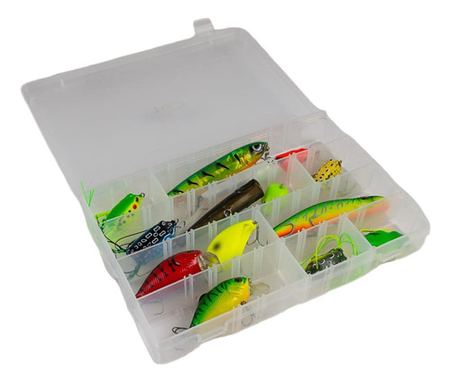 Caja Pesca Organizadora 27 X 18 X 5 Cm Espacios Rebatibles