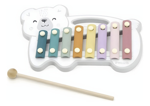 Xilofón Instrumento Musical De Madera Infantil Didáctico