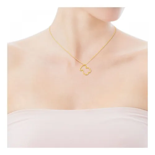 Collar Silueta De Oro