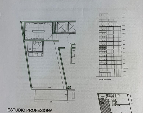 Imagen 2 de 14 de Departamento Venta Monoambiente Palermo Balcon Al Frente Impecable Piso Alto Amplio Muy Luminoso Todo Luz Y Sol Mansion Botanico Edificio De Estilo Y Diseño A Estrenar Vigilancia 24hs Unico Opotunidad