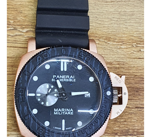 Reloj Panerai Submersible Marina Militare Negro Rep 2a