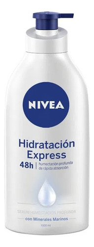 Crema Nivea Body Hidratacion Express 1lt Dosificador