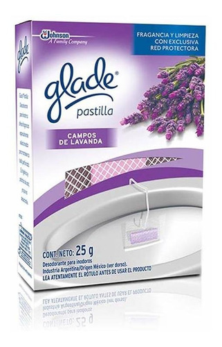 Pack X 6 Unid. Desodorante Inodoros  Lavanda 25 Gr Glade