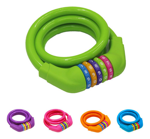 Cable De Bloqueo Idealux Para Bicicleta, 1,2 M, Cable Reajus
