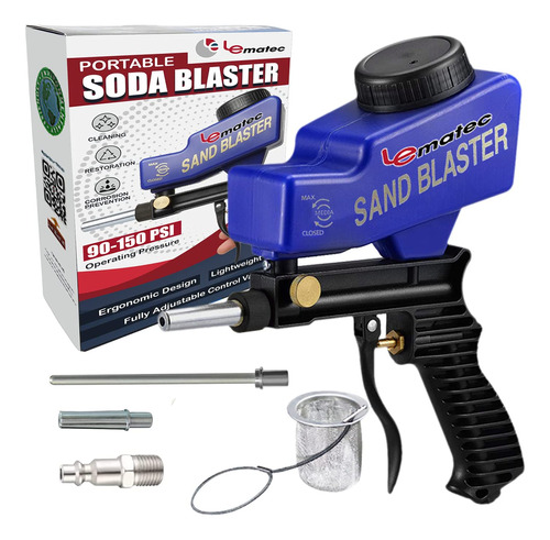 Lematec Accesorio Boquilla Larga Soda Blaster Sandblaster