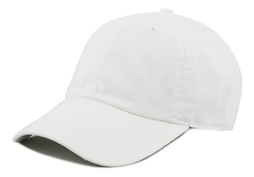 Docena De Gorra Publicitaria Blanca En Dril Hebilla - Velcro