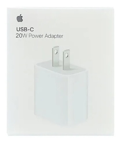 Cargador Original Apple 20w Usb-c Carga Rapida iPhone 