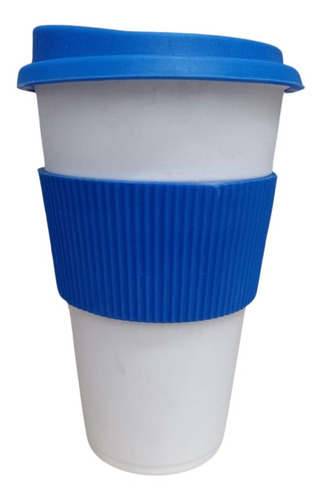 2 X 1 Vaso Térmico Tipo Starbucks Mug + Tapa + Faja 300 Ml 