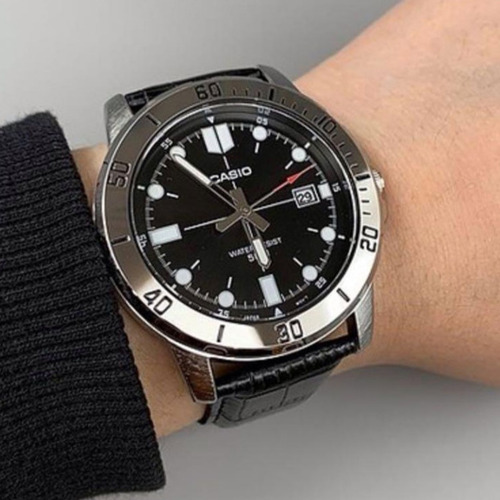 Imagen 9 de 9 de Reloj Casio Nuevo Cuero Mtp-vd01l-1ev