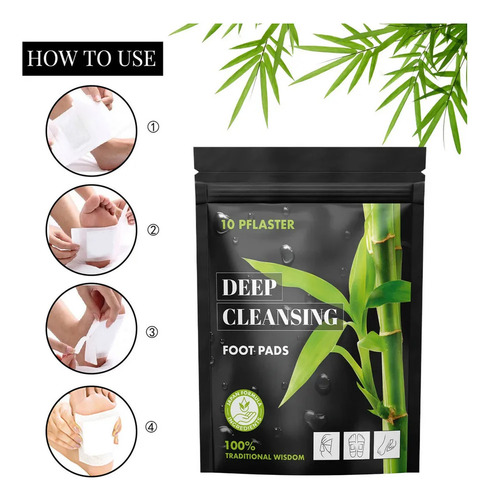 Parche Para Pies U Detox Para Aliviar El Estrés Y.