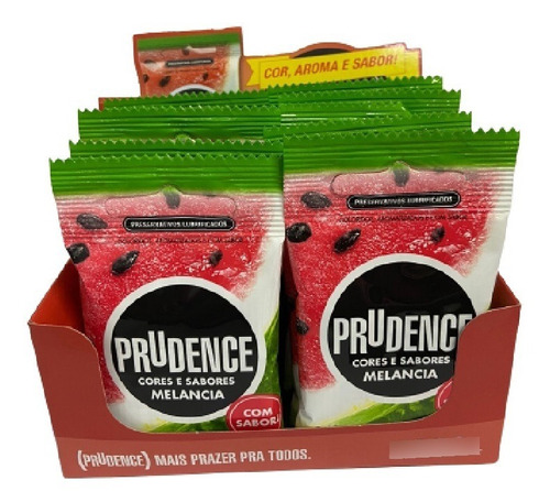 Prudence Preservativo Com Sabor Caixa Com 12 Pacotes