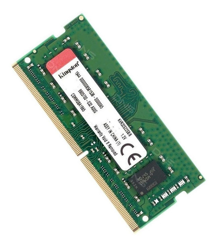 Imagen 1 de 1 de Memoria RAM ValueRAM color verde 8GB 1 Kingston KVR32S22S8/8