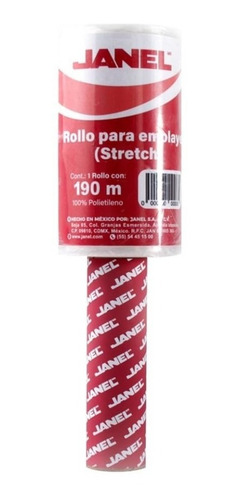 Rollo Janel Para Emplayar 17cms X 190 Mts