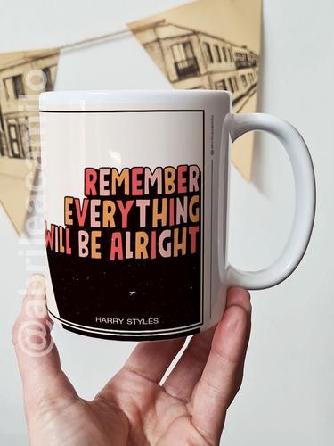 Taza Harry Styles Remember Everything Cerámica Importad Orca