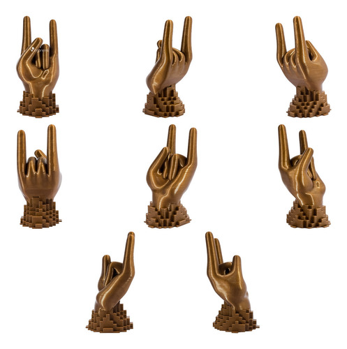 Soporte Para Control Tipo Mano Cubos Impremli Color Cobre