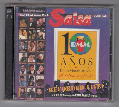 The 22nd New York Salsa Festival. Cd Usado. Qqf. Gb.