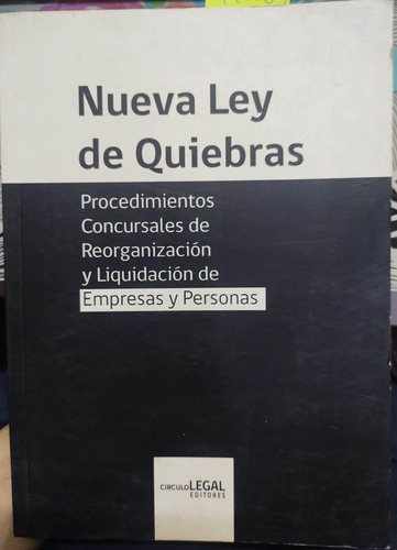 Nueva Ley De Quiebras. Quinta Edición Actualizada