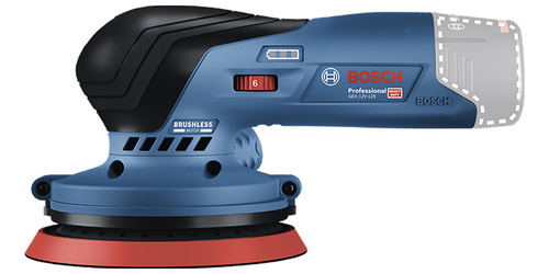 Lijadora Roto Orbital Inalámbrica Bosch Gex 12v-125 Color Azul Oscuro