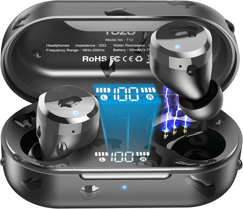 Tozo T12 2022 - Auriculares Inalámbricos Bluetooth 5.3, Rend