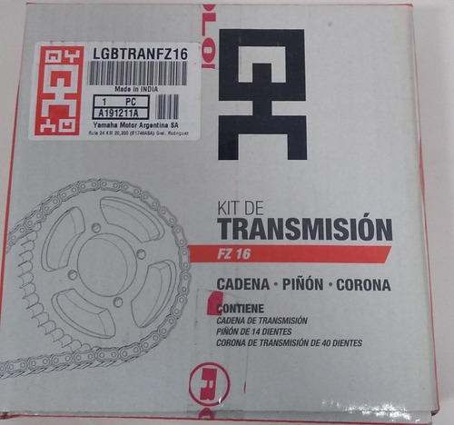 Kit De Transmisión Original Qy Fz-16 Yamaha - Motor Dos