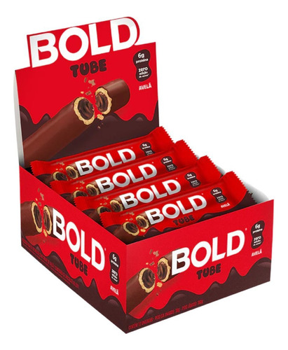 Bold Tube (caixa 12 Unid.) Bold Snacks - Lançamento