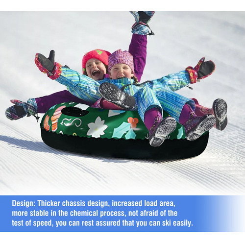 Tubo De Pneu C Skiing Pvc Snow Sled Para Kid Ski Pad Outdoo