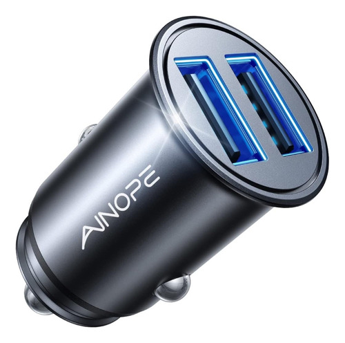 Cargador De Coche Puerto Usb  Metal De 4.8 A-ainope