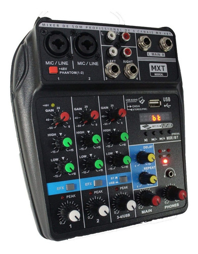 Console MXT MX-A4BT de mistura 110V/220V