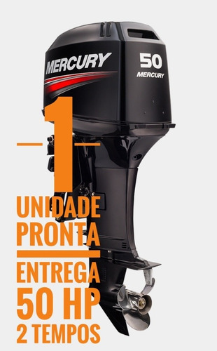 Motor De Popa 50 Hp 2 Tempos Mercury - Novo A Faturar