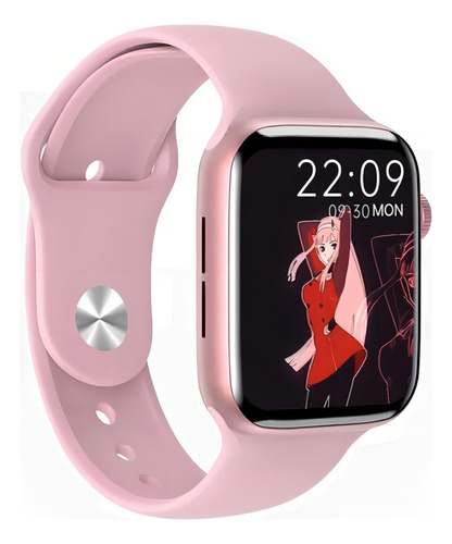Relógio Smartwatch Hw22 Plus Com Controle De Musica Cor Da Caixa Rosa