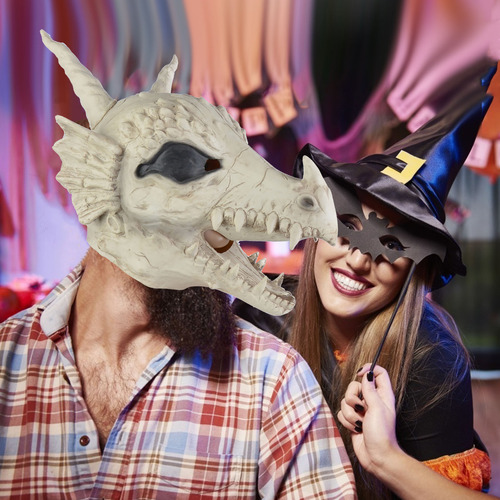 Máscara K Moving Mouth Con Forma De Calavera De Dragón: Masc