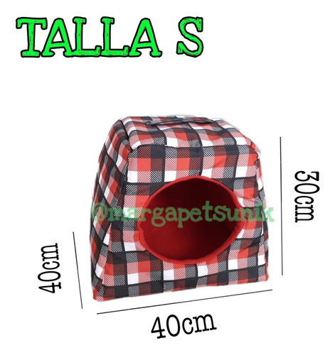Imagen 6 de 10 de Cama Casa Para Mascotas