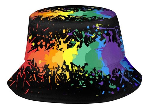 Oupoiay Rainbow Lgbt Bucket Hat Para Hombres Mujeres Packabl