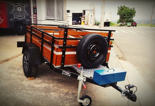 Imagem 4 de 15 de Carreta Fazendinha 1,20x2,00m Md Truck