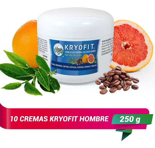 Crema Reductora De Abdomen Panza Tallas Para Hombre Kryofit