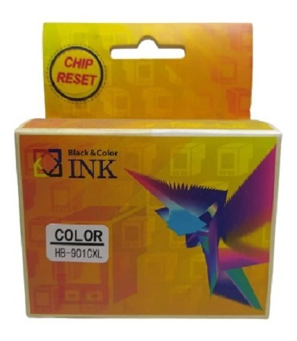 Imagen 2 de 4 de Cartucho Tinta Hp 901 Xl Negro Y Color