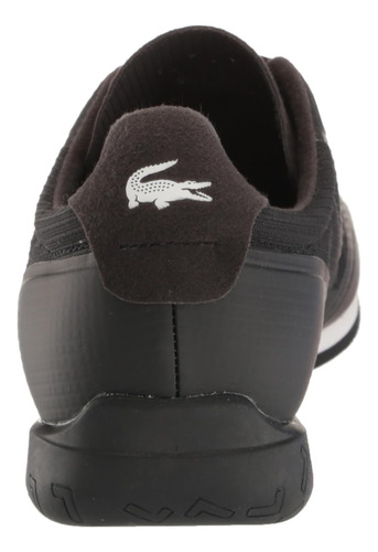 Tenis Lacoste Original Low Pro Tech Negro Hombre Deportivo