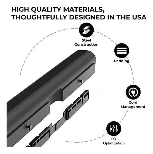 Soporte De Pared Para Sonos Arc Sound Bar (negro)