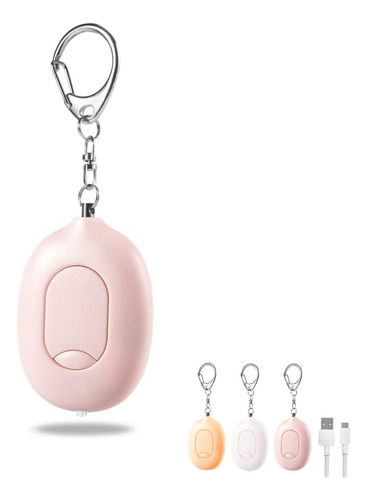 Llavero Antirrobo Con Alarma Personal Para Mujer, 130 Db