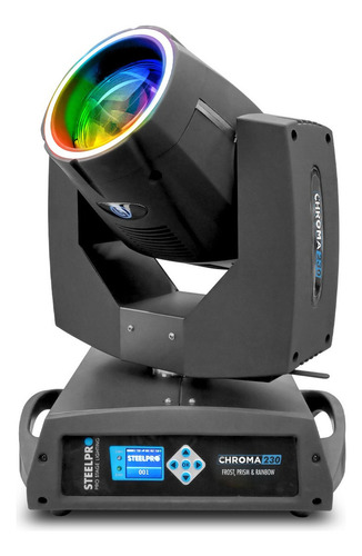 2 Cabezas Móviles + Case Led Beam 7r Rainbow/frost Steelpro