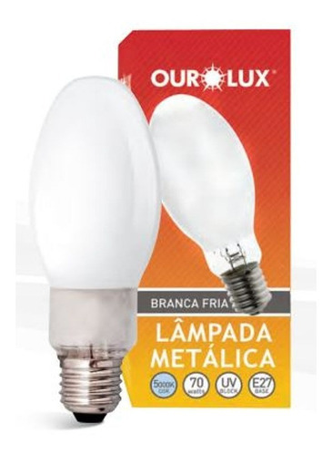 Lampada Vapor Metalica 400w Ovoide E-40 Ourolux