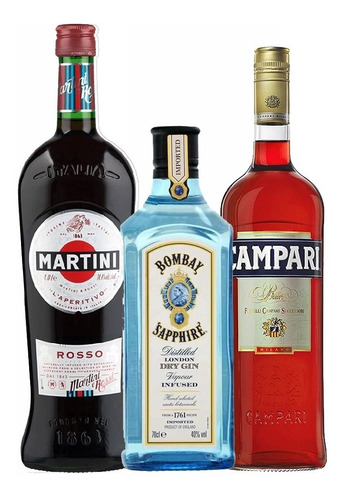 Imagen 1 de 10 de Kit Negroni Premium X 3 Botellas - Tomate Algo® -