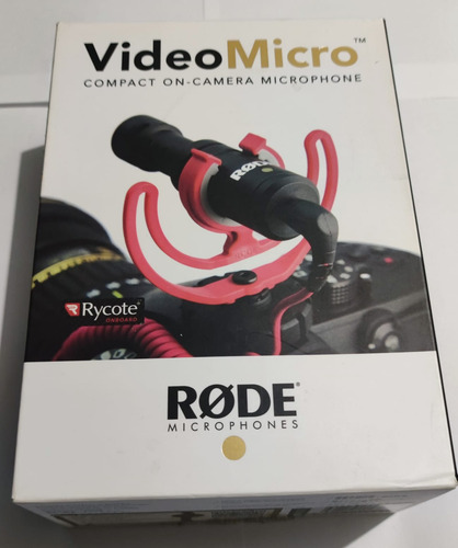 Micrófono Rode VideoMicro condensador cardioide negro