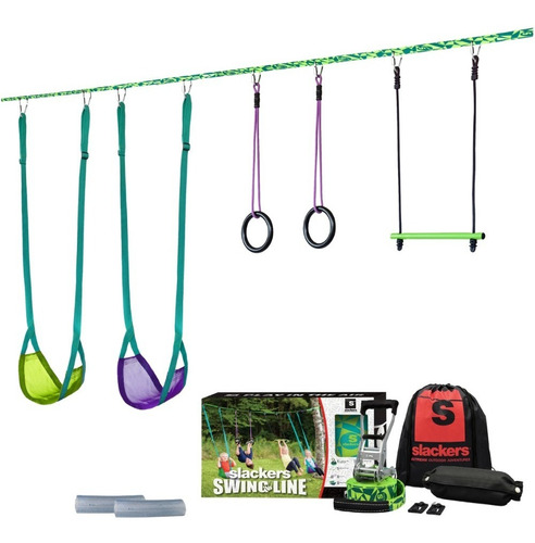 Juego Obstáculos Swingline 11m Slackers Swingline 36ft /bamo