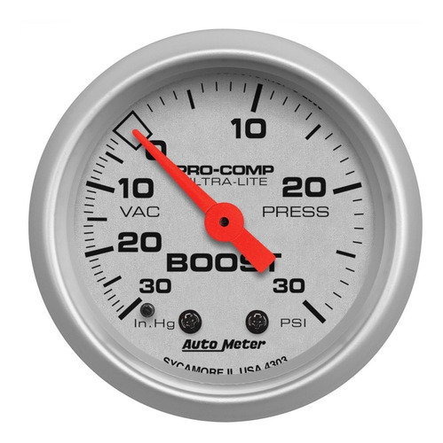 Medidor Presion-libras Boost Gauge Turbo Cirrus Vw Universal