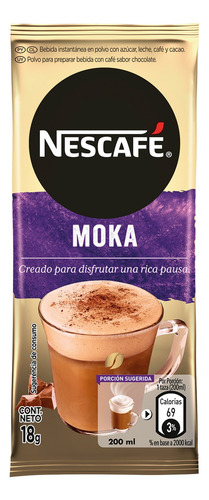 Café Nescafé Moka Caja 8x18gr
