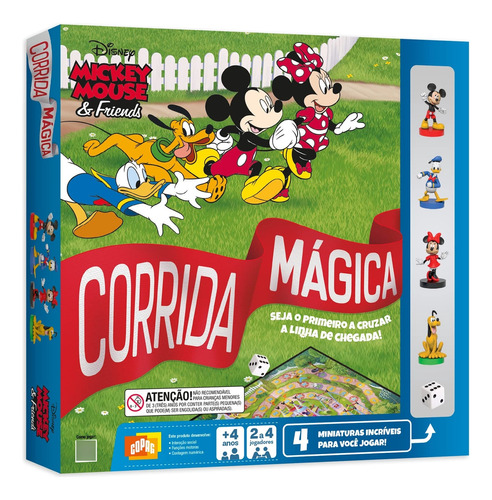 Jogo Tabuleiro Corrida Mágica Mickey E Friends Copag