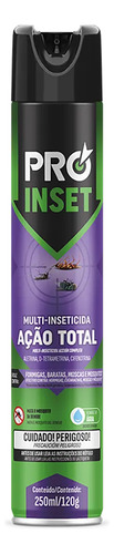 Multi-inseticida Aerossol 250ml Ação Imediata Proinset 1unid