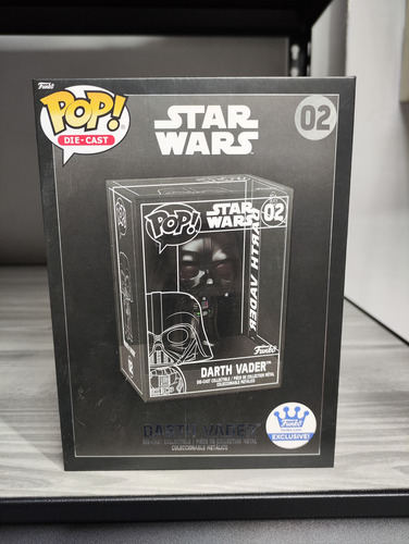 Funko Pop Die-cast Darth Vader #02 Star Wars (Usado)