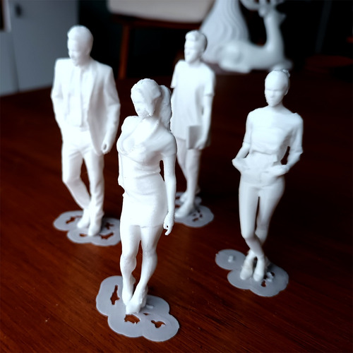 Escala Humana 1:20 En Impresión 3d Ideal Para Maquetas - 4u